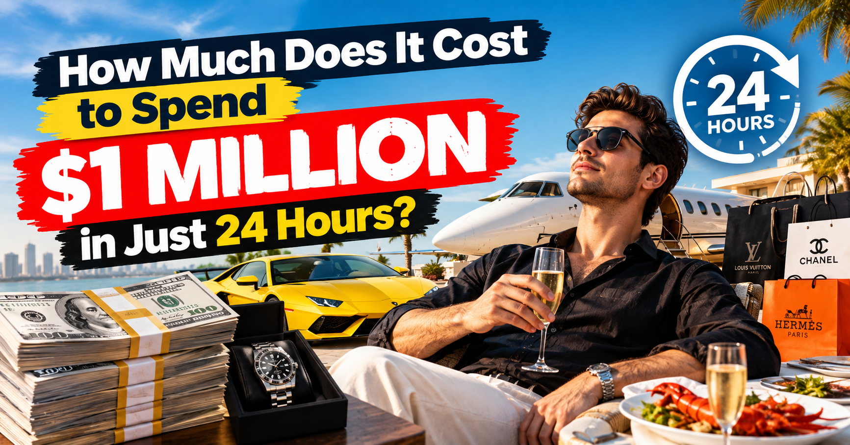How Much Does It Cost to Spend $1 Million in 24 Hours?