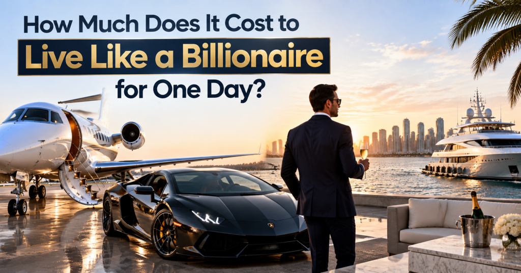 How Much Does It Cost to Live Like a Billionaire for One Day?