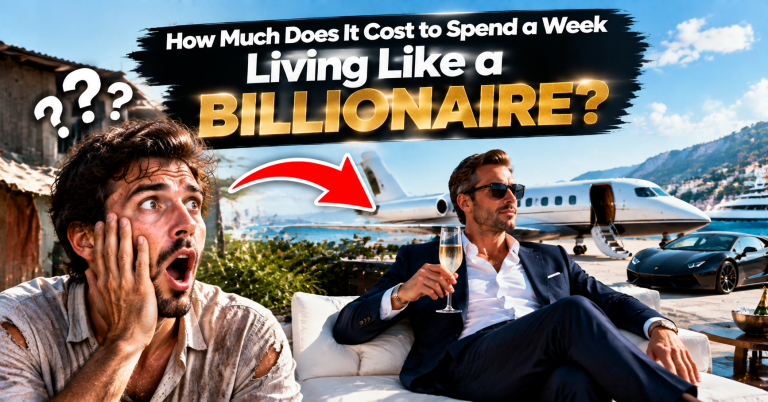 How Much Does It Cost to Spend a Week Living Like a Billionaire?